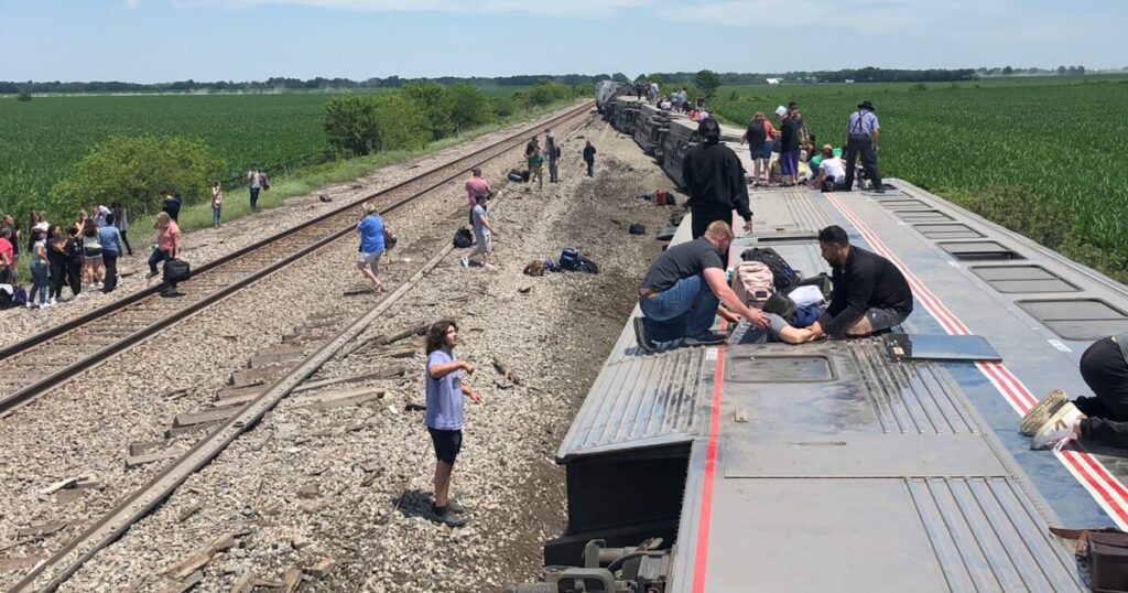 Amtrak train derails outside Kansas City, leaving multiple dead and dozens injured | KCUR 89.3