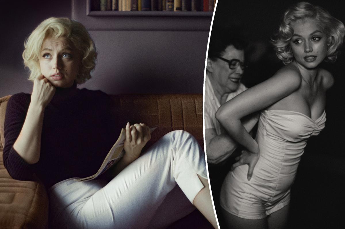 Ana de Armas shares first look as Marilyn Monroe in 'Blonde'