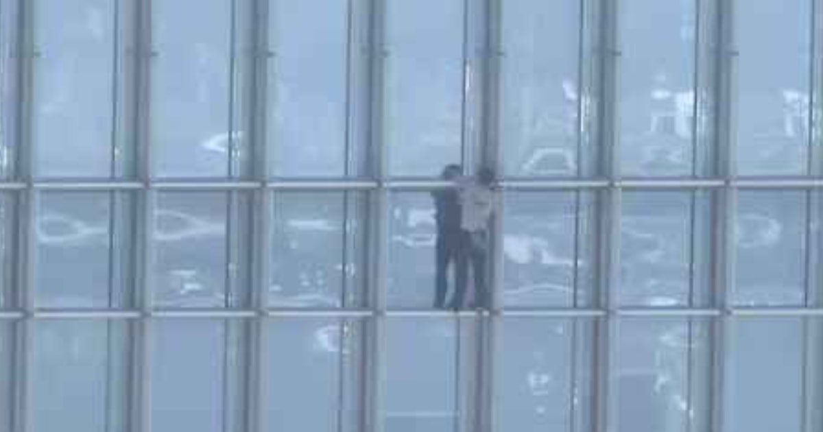 Anti-abortion activist taken into custody after climbing Oklahoma's tallest building