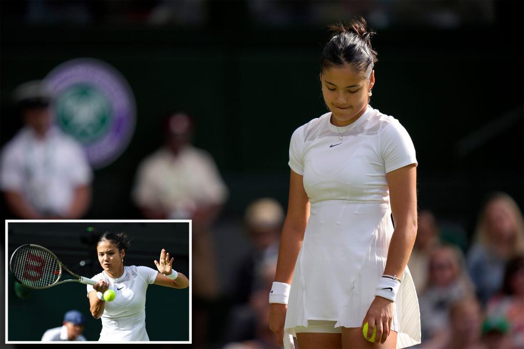 Emma Raducanu loses at Wimbledon Day 3