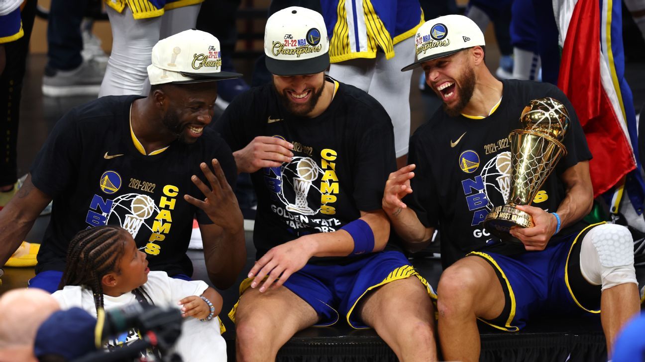 Golden State Warriors' Big Three say NBA title feels 'different' after dealing with past failures