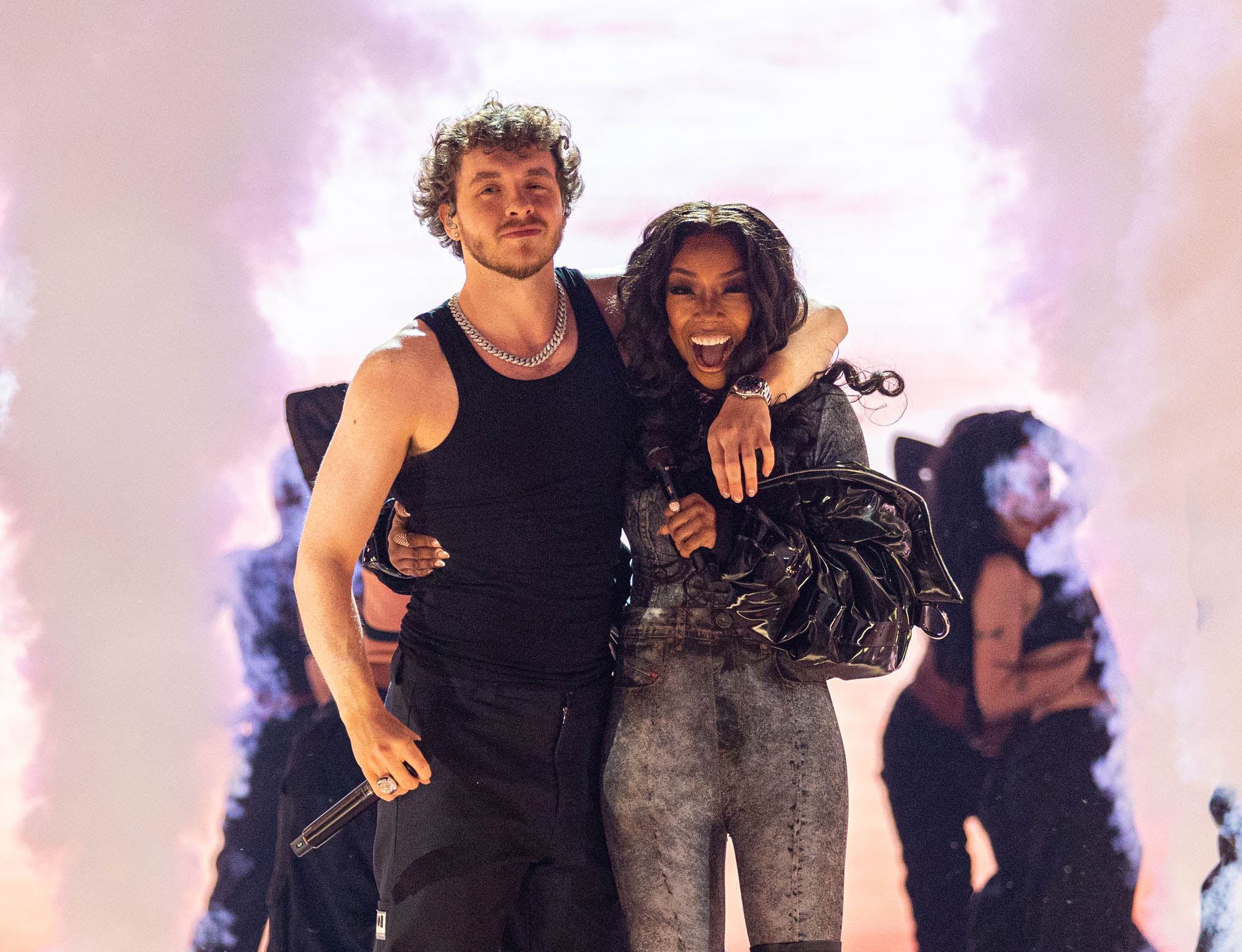 Jack Harlow Performs 'First Class' With Brandy at 2022 BET Awards
