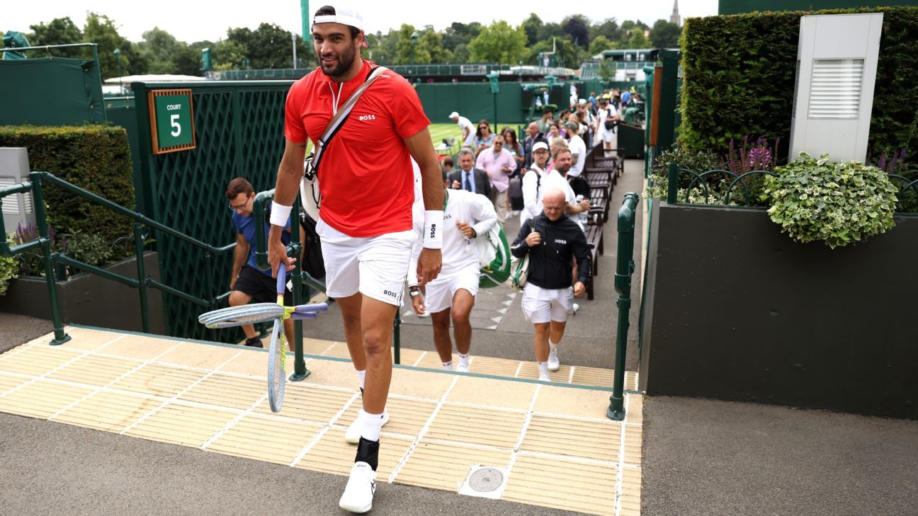 Matteo Berrettini, 2021 runner-up, withdraws from Wimbledon after positive COVID-19 test