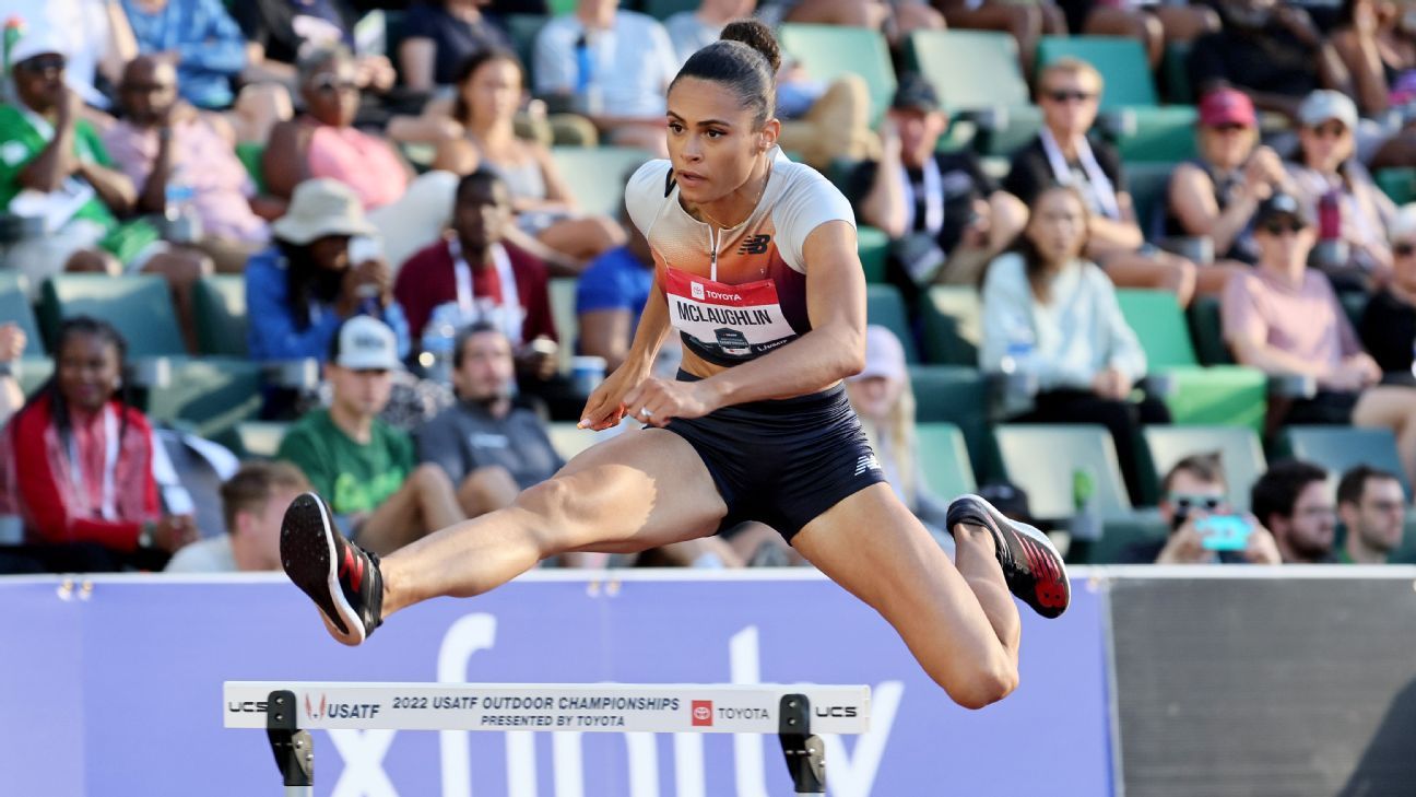 Olympic champion Sydney McLaughlin breaks her own world record in 400m hurdles