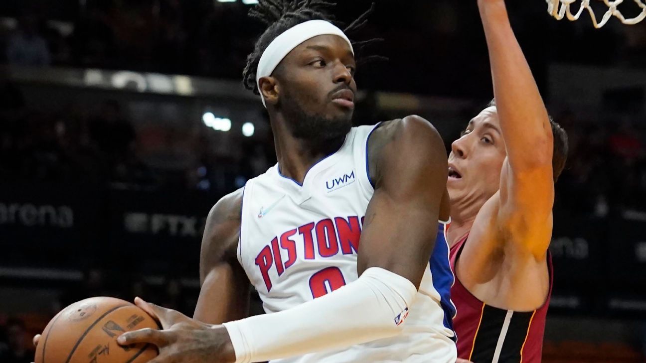 Portland Trail Blazers acquiring forward Jerami Grant from Detroit Pistons for a protected 2025 1st-round pick, sources say