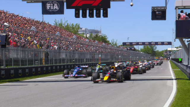 WATCH: Relive the race start at the Canadian Grand Prix as Verstappen nails his getaway