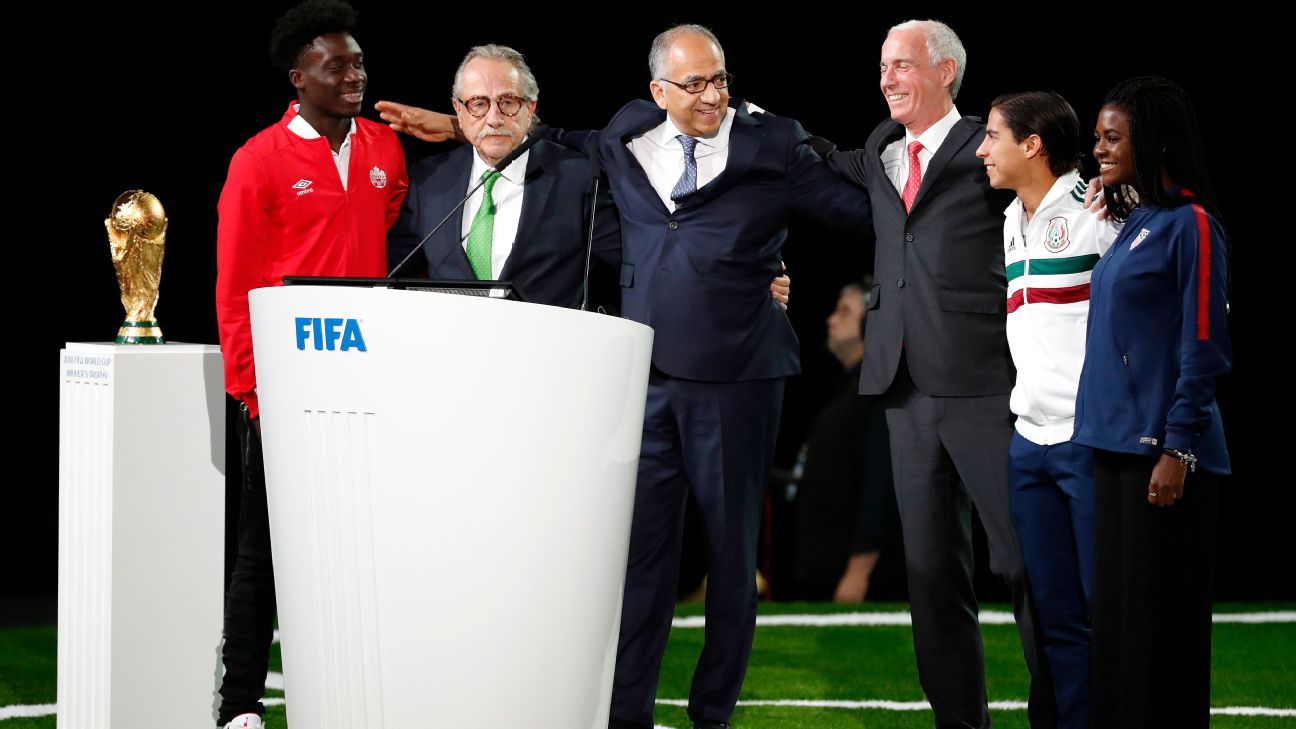 World Cup 2026 host cities revealed, with 11 venues in U.S., 3 in Mexico and 2 in Canada