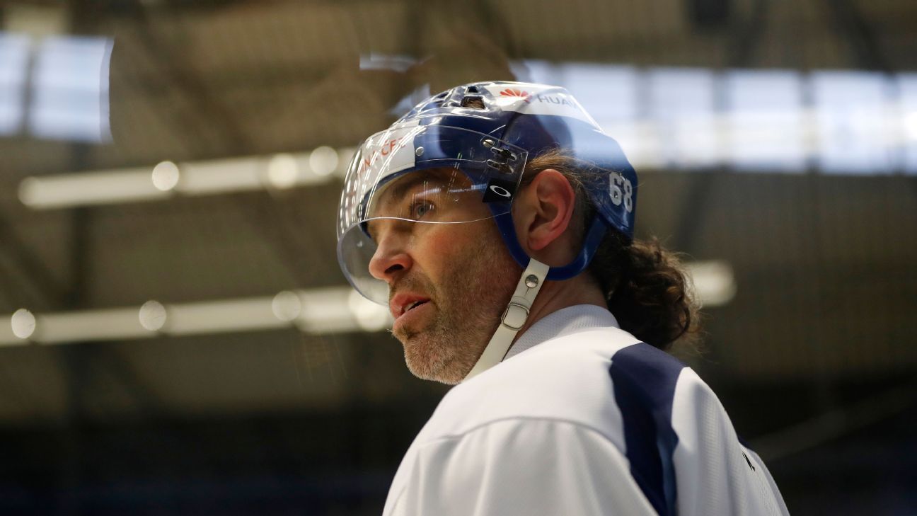 50-year-old Jaromir Jagr joked about playing in the NHL again