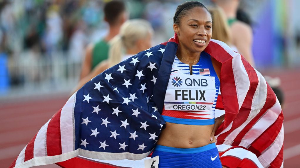 Allyson Felix caps track career with 30th medal, bronze in mixed relay