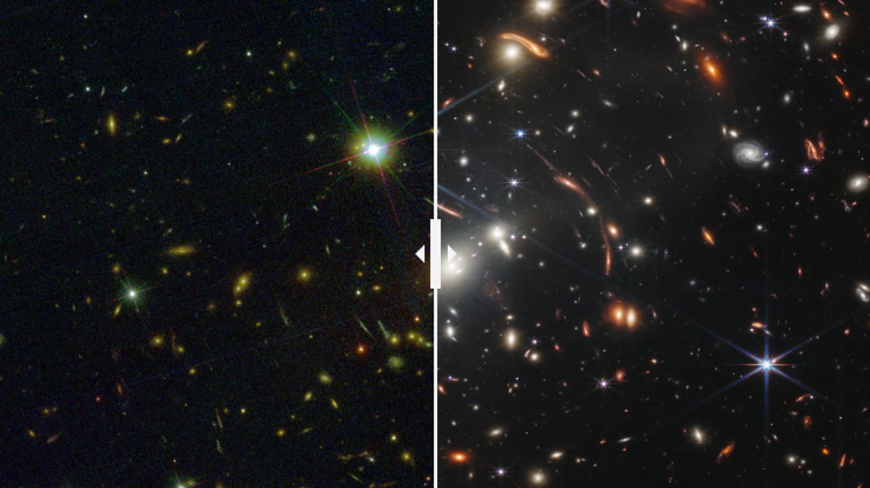 Así se comparan las imágenes del telescopio James Webb vs. las del Hubble