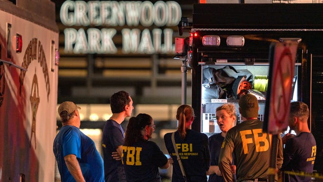 Chaos outside after active shooting leaves four dead at Greenwood Mall