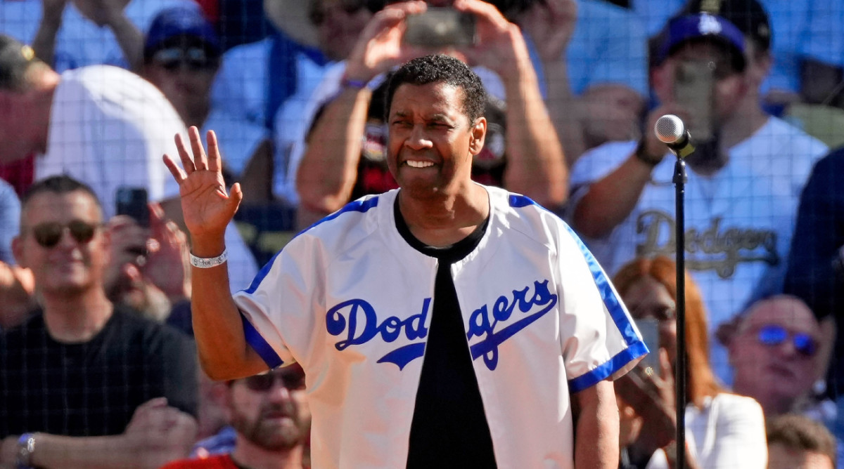 Denzel Washington Pays Homage to Jackie Robinson Ahead of All-Star Game