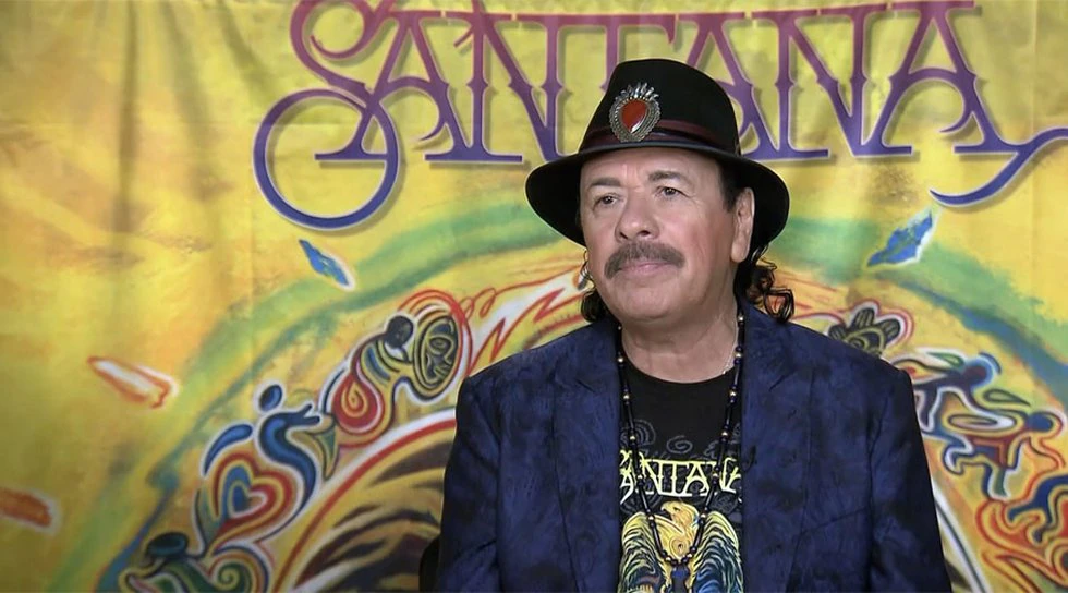 Guitar legend Carlos Santana collapses during outdoor performance