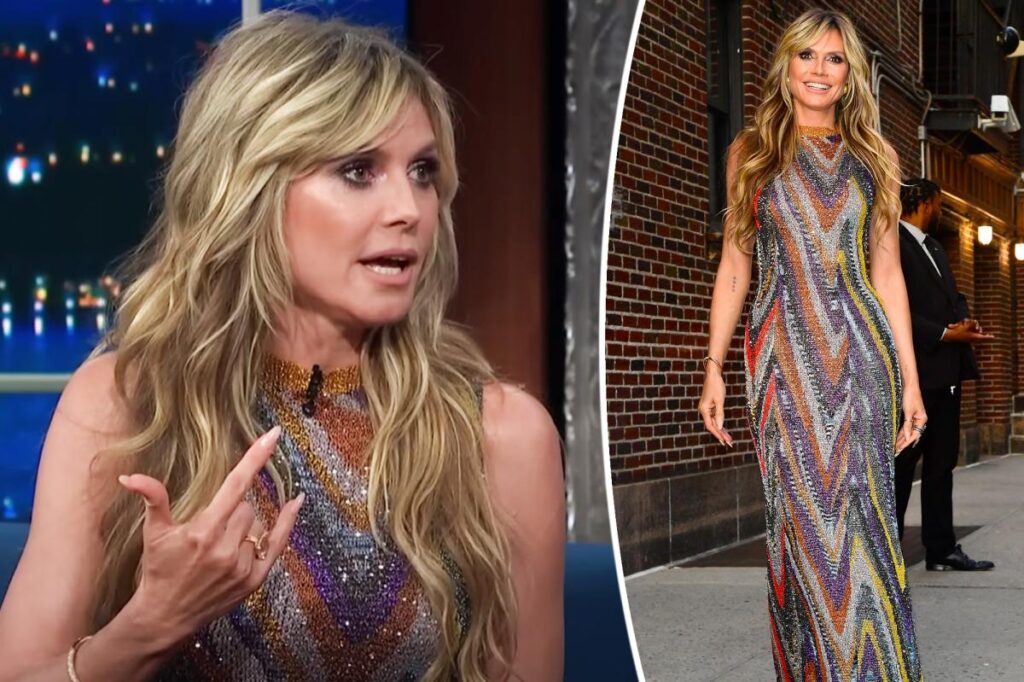 Heidi Klum claims she can stop her face from sweating
