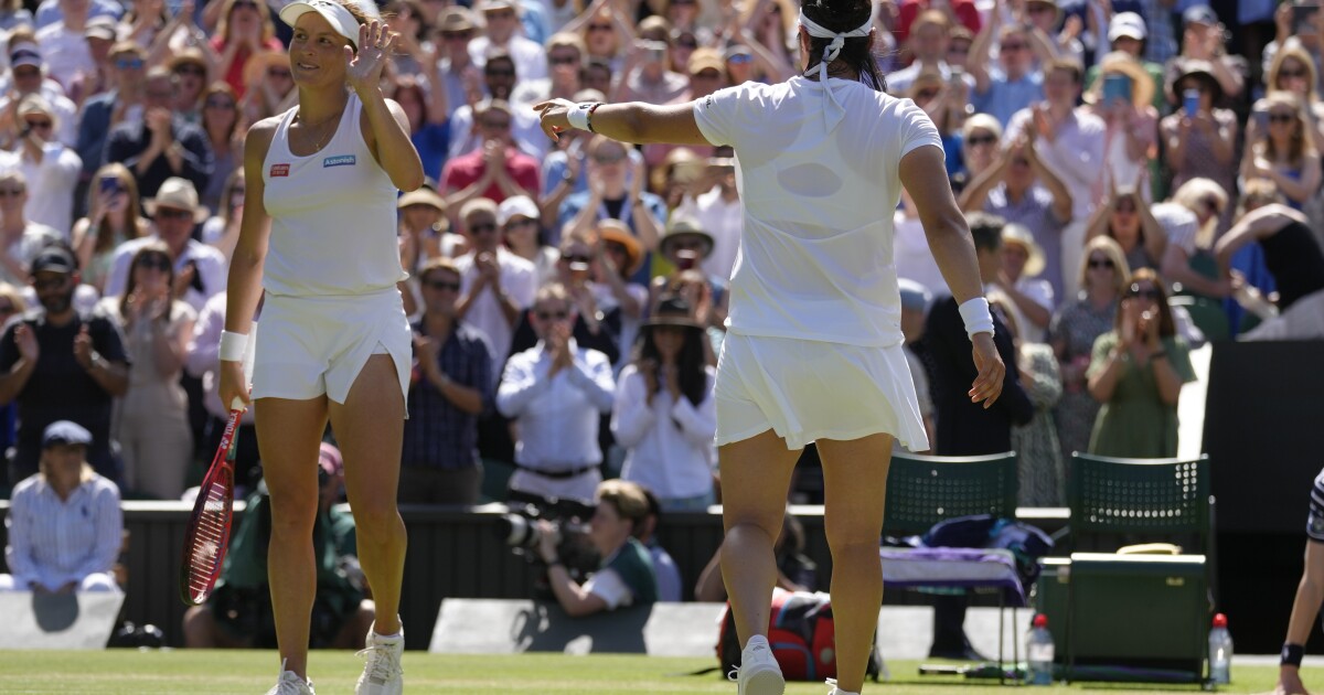 Historic Wimbledon final set between Ons Jabeur, Elena Rybakina