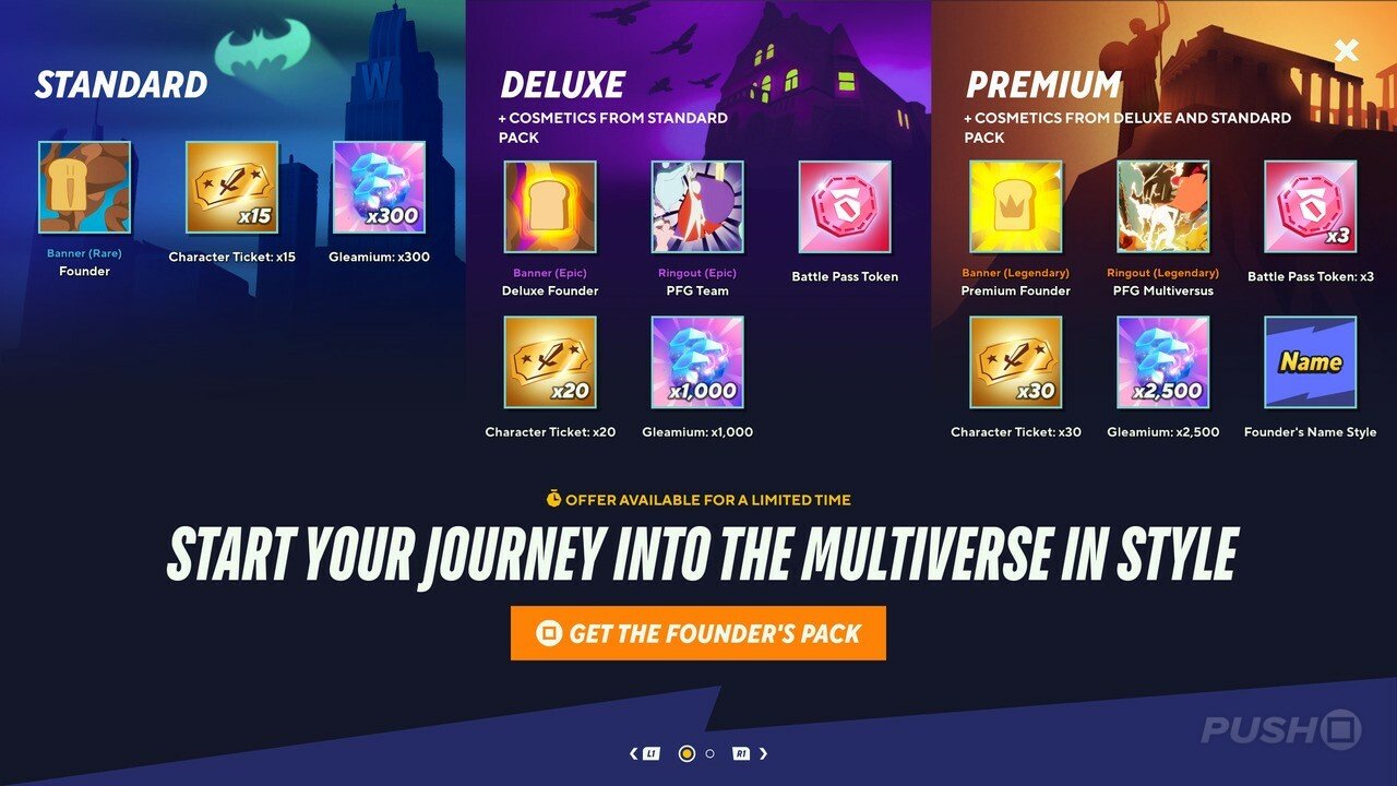 MultiVersus Is Free-to-Play, But Its Founder's Packs Will Make Your Eyes Water