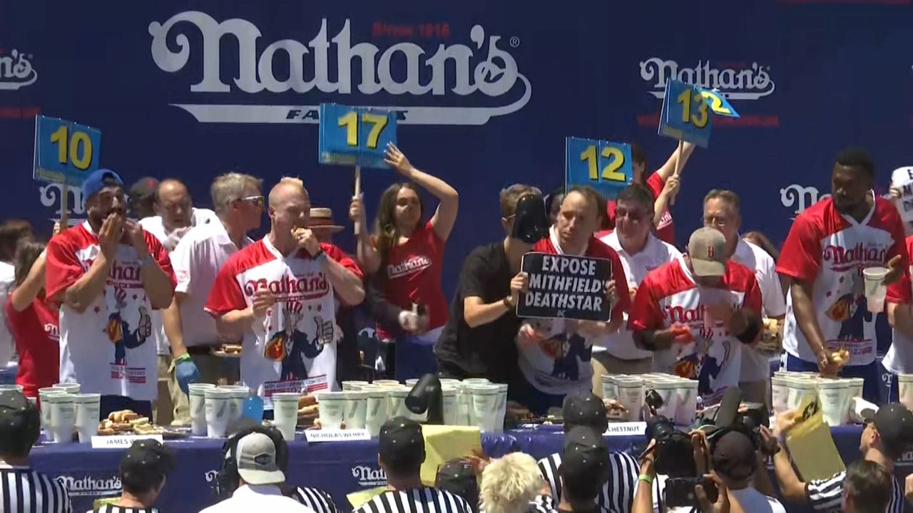 Nathan's hot dog eating contest protesters charged: NYPD