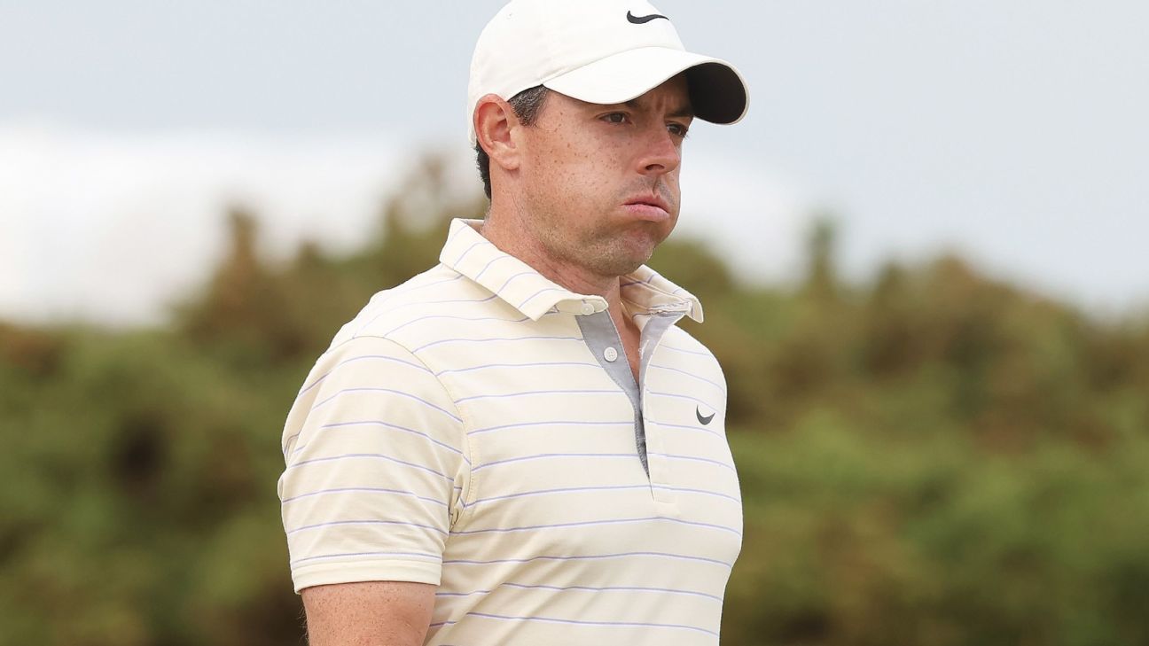 'Only human,' four-time major winner Rory McIlroy finishes two strokes behind Cameron Smith
