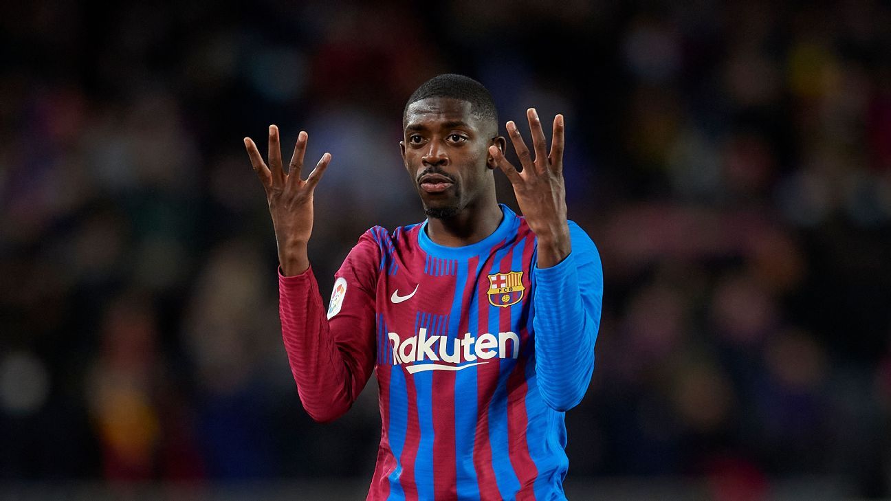 Ousmane Dembele signs new Barcelona contract until 2024