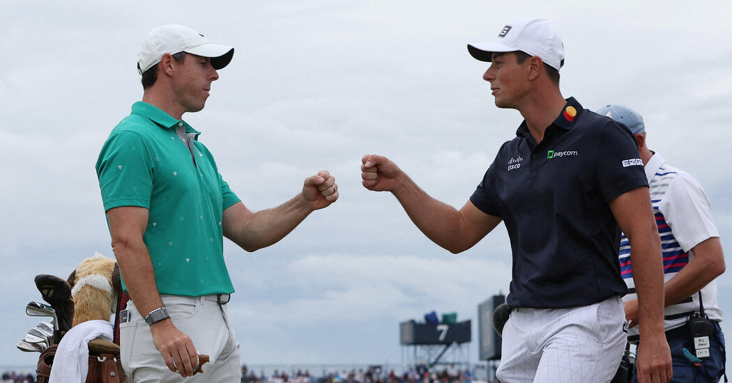 Rory McIlroy Has a Big Day at the British Open. Viktor Hovland Follows.