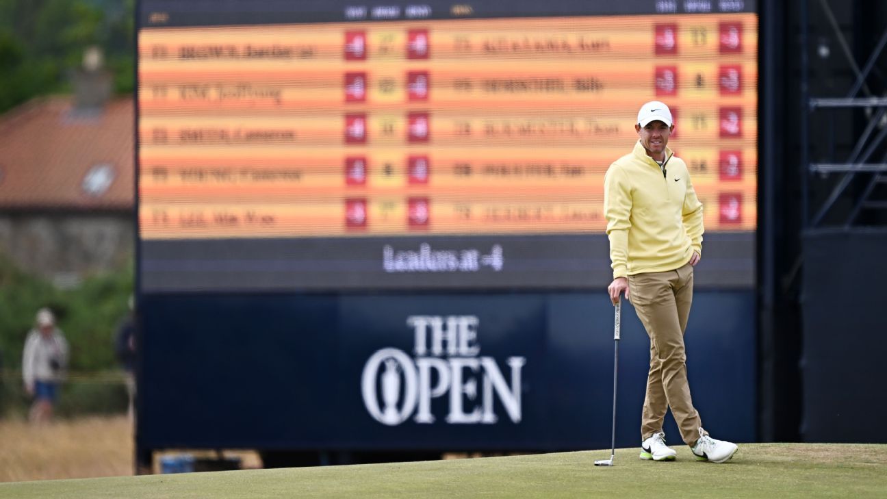Rory McIlroy has spoken up, and at The Open, his game is doing the talking, too