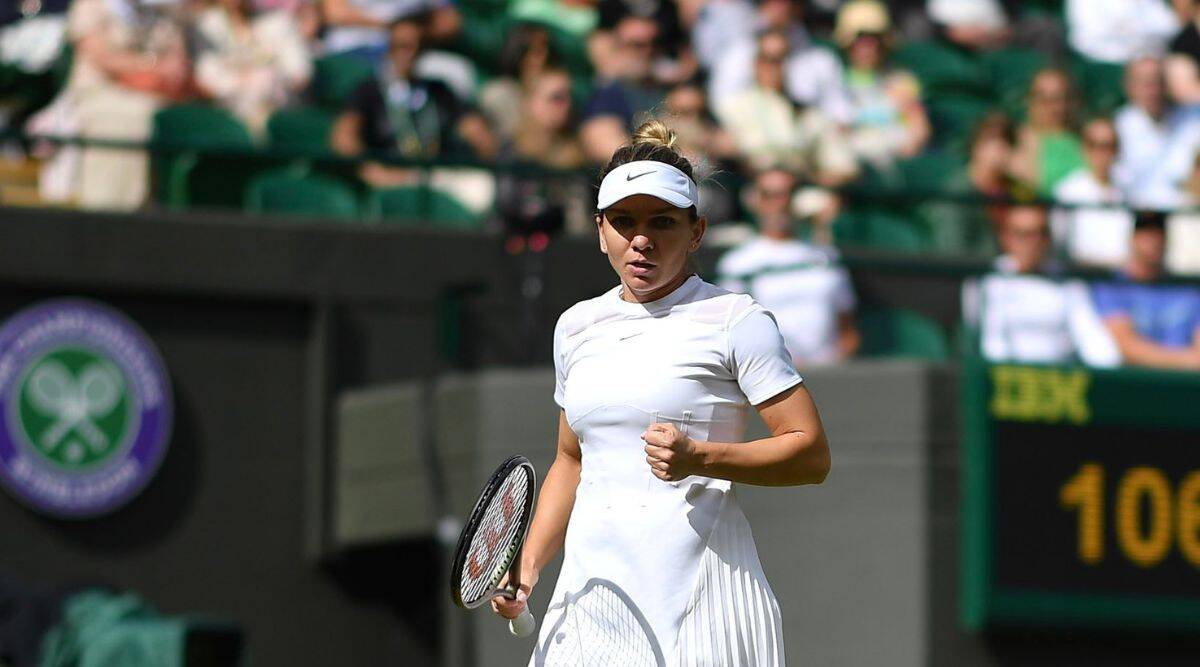 Simona Halep serves recall notice at Wimbledon
