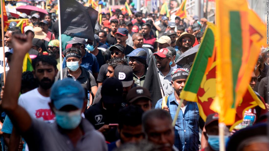 Sri Lanka protesters break into President's House as thousands rally