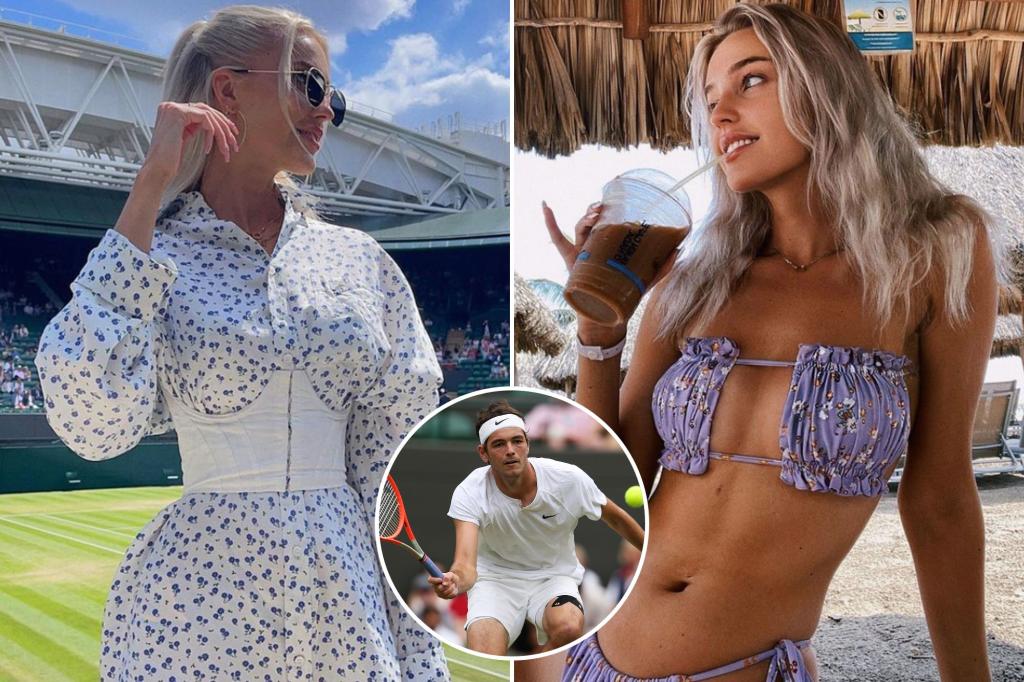 Taylor Fritz's girlfriend Morgan Riddle shares new pics from Wimbledon win