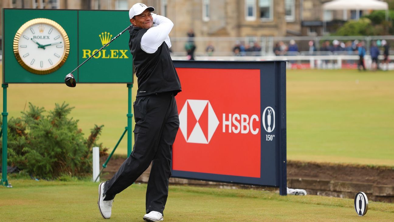 Tiger Woods has a lot of work to do at The Open, and here is how his second round is going