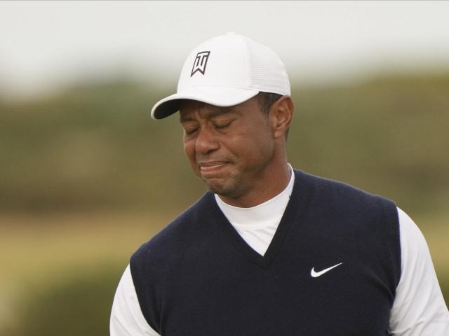 Tiger Woods toils to 6-over 78 in British Open grind :: WRALSportsFan.com