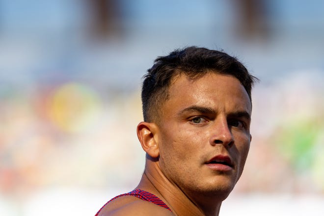 USA’s Devon Allen won his semifinal heat of the men's 110 hurdles, but was disqualified for a false start in the final of the World Athletics Championships.