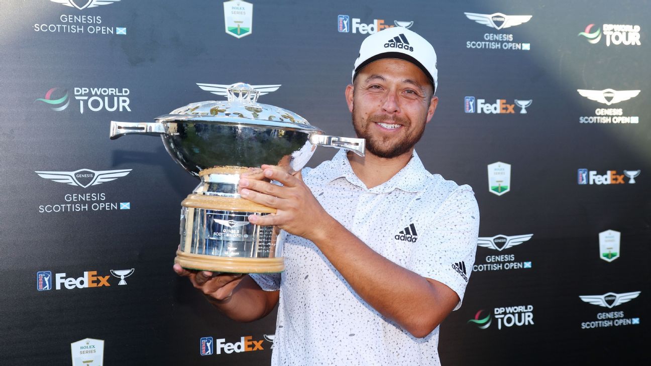 Xander Schauffele wins Scottish Open for fourth victory in past 12 months