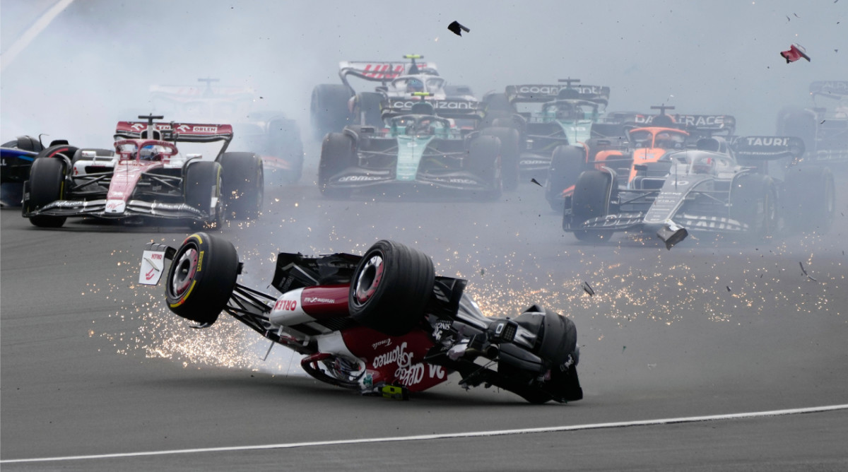 Zhou Guanyu Tweets Medical Update After Scary Crash at British Grand Prix